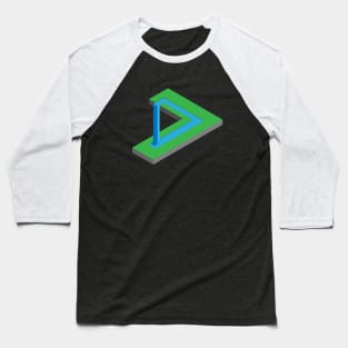 Low-poly Waterfall Baseball T-Shirt